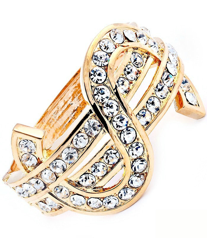 'Nicki Minaj'  Crystal Money Dollar Sign Hip Hop Bling Bracelet