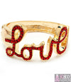 Crystal Studs Love Bracelet