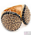 “Carly” Adjustable Crystal Stud Ring