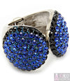 “Carly” Adjustable Crystal Stud Ring