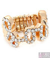 “Amber” Crystal Studs Love Ring