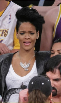 “RIHANNA”  ANGEL WING CRYSTAL NECKLACE