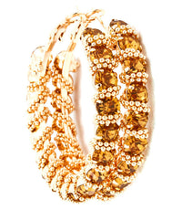 "BEYONCE" CRYSTAL STATEMENT  EARRINGS