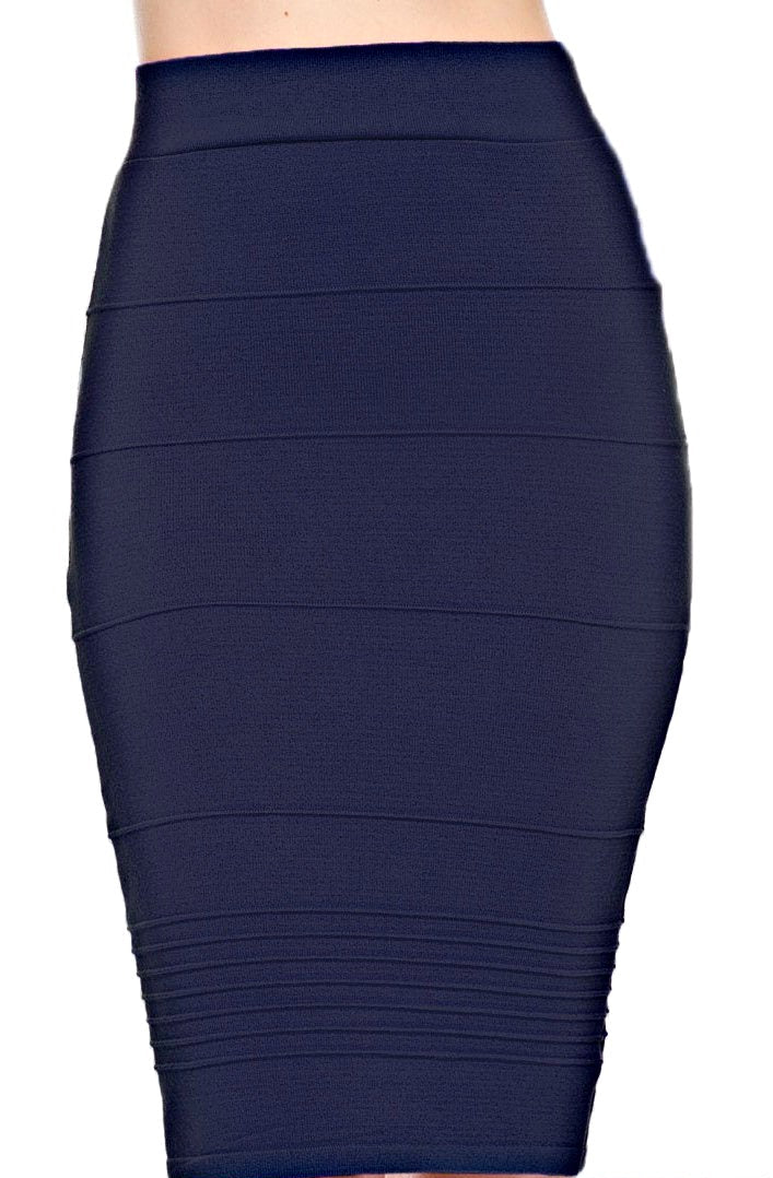 'HEIDI' BODYCON BANDAGE PENCIL SKIRT