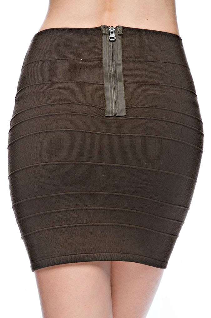 'Danielle'  Bodycon Mini Skirt