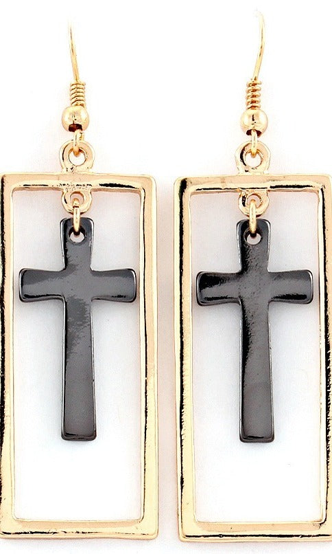 “Zara” Fish Hook Gold Earrings