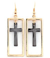 “Zara” Fish Hook Gold Earrings