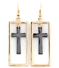 “Zara” Fish Hook Gold Earrings