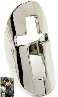 “Kim” Hollywood Cross Ring