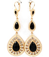 'Princess'   Crystal Couture Drop Earrings