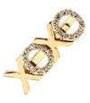 Glam 2 finger "Xoxo" Ring