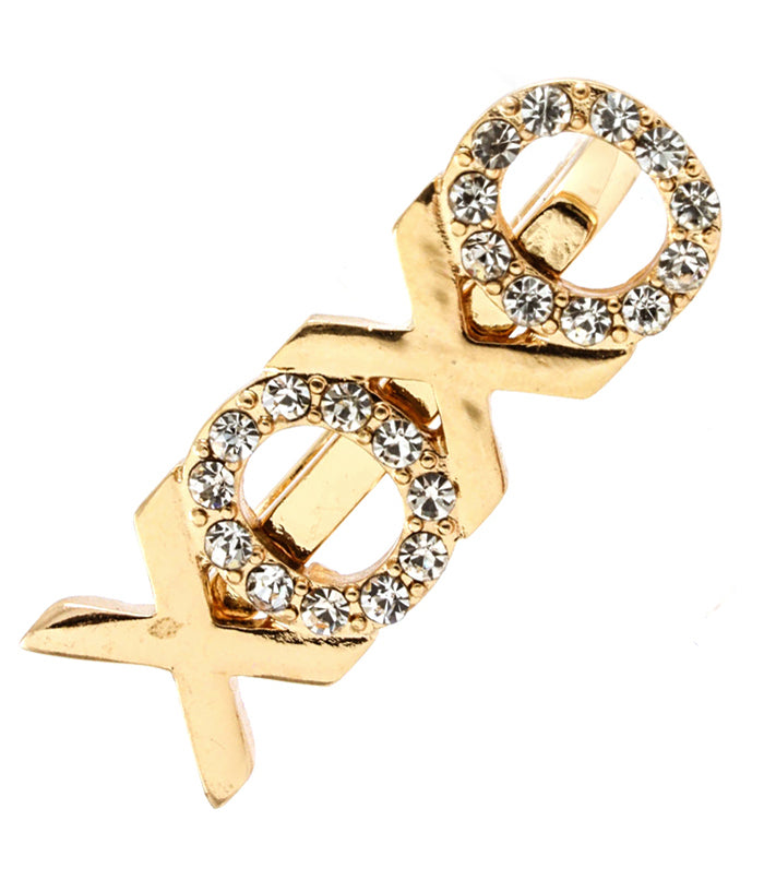 Glam 2 finger "Xoxo" Ring