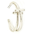 'CASSIE' Urban Glam Cross Earrings