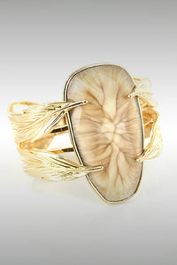 'KIM' Leaf design bracelet