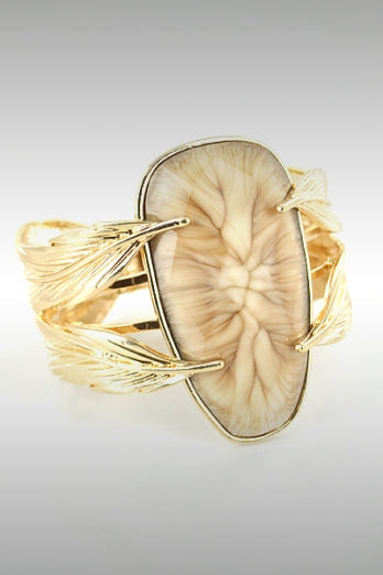 'KIM' Leaf design bracelet