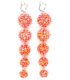 BasketBall Wives Fireball Crystal Studs Earring