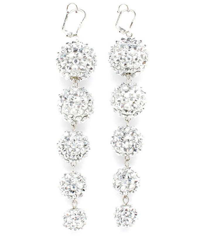 BasketBall Wives Fireball Crystal Studs Earring