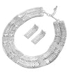 "RICH GIRL" URBAN GLAM NECKLACE AND EARRING SET