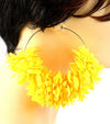 Basketball Wives Flower Hoop Earring - Orange