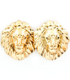 "AMI" LION HEAD POST EARRING