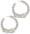 'SEXY' Chain HOOP EARRINGS