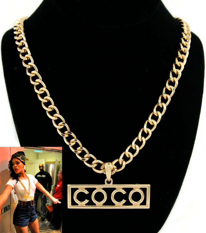 'COCO' CURB CHAIN  NECKLACE
