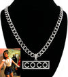 'COCO' CURB CHAIN  NECKLACE