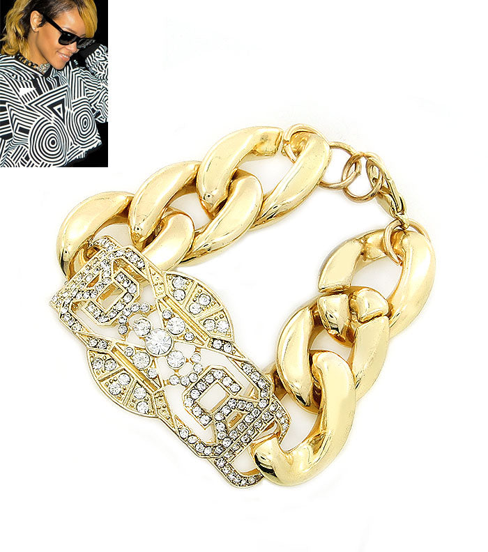 KRISTALL-IDENTIFIKATIONSARMBAND – GOLD