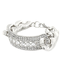 DESIGNER INSPIRED CRYSTAL ID BRACELET