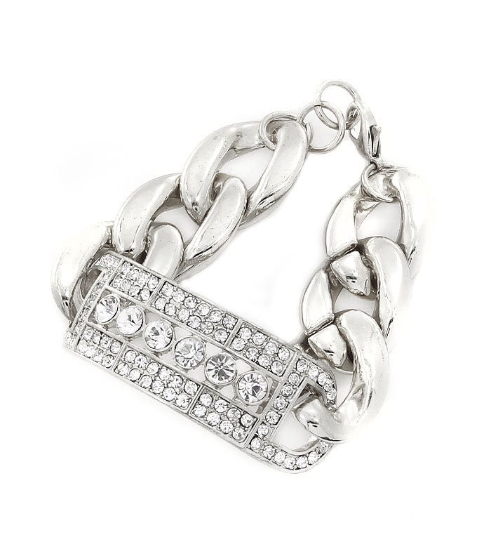 DESIGNER INSPIRED CRYSTAL ID BRACELET