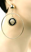 LIONHEAD DANGLE EARRINGS
