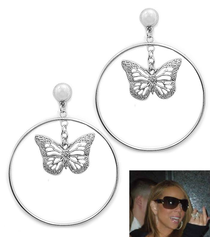 ‘MARIAH’ BUTTERFLY GLAM EARRINGS
