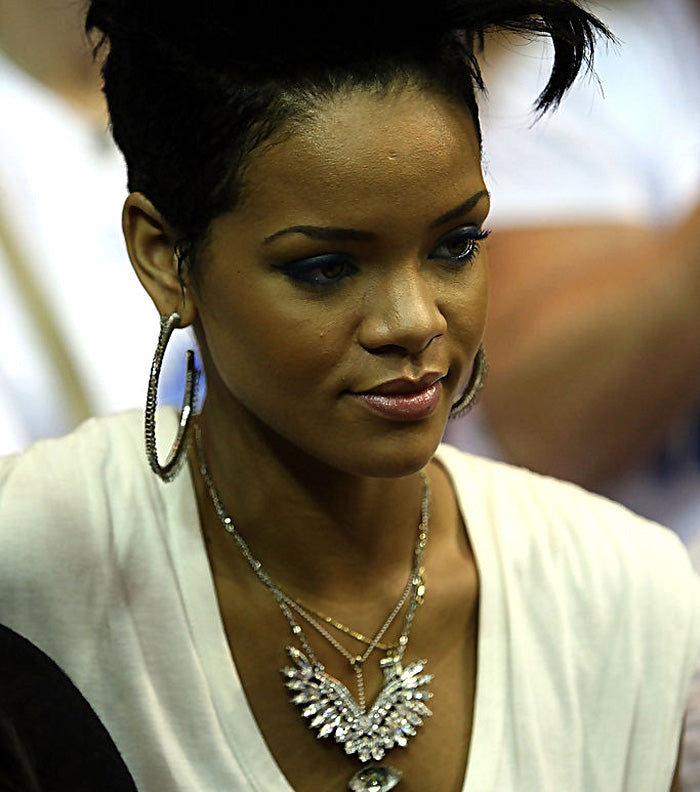 “RIHANNA”  ANGEL WING CRYSTAL NECKLACE