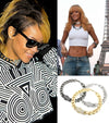 “RIHANNA”  ID CHAIN NECKLACE   - GOLD