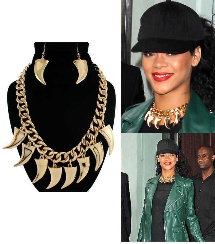 Choker Necklace and Earring Set