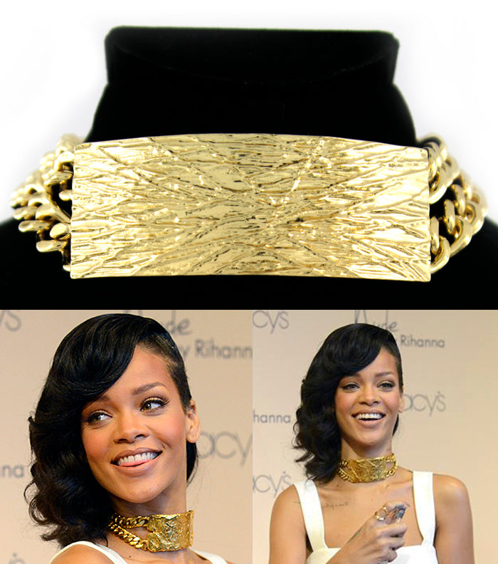 “Rihanna”  Toggle Statement Necklace