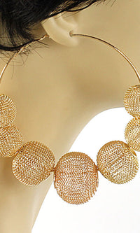Basketball Wives Hoop Earring - Gold