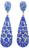 BasketBall Wives  Crystal Studs Earring - Blue