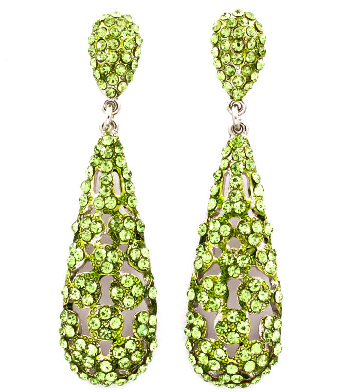 BasketBall Wives  Crystal Studs Earring - Blue