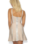 'ZARA' FITTED AND FLARED BANDAGE DRESS