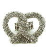 Stretch Crystal Pretzel Shaped Ring