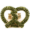 Stretch Crystal Pretzel Shaped Ring