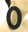 'Eve' Crystal Fish Hook Earrings