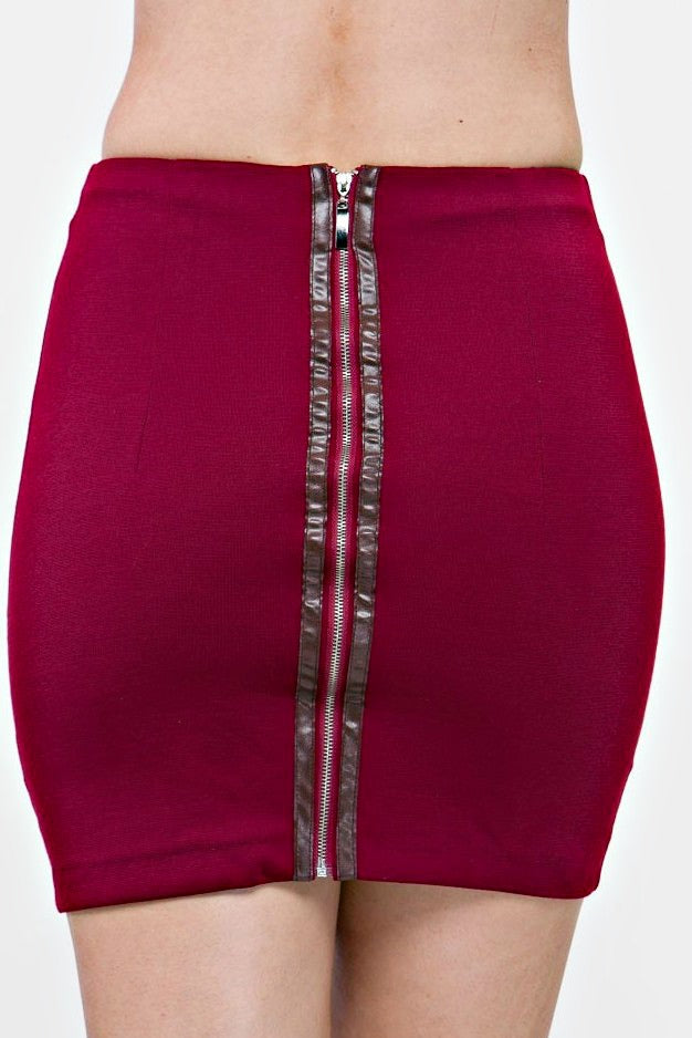 'ZINA'  BODYCON BANDAGE SKIRT  - ROYAL BLUE