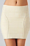 "RIRI" Fitted Bandage Mini Skirt