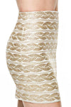 "KIM" GRECIAN BANDAGE MINI SKIRT