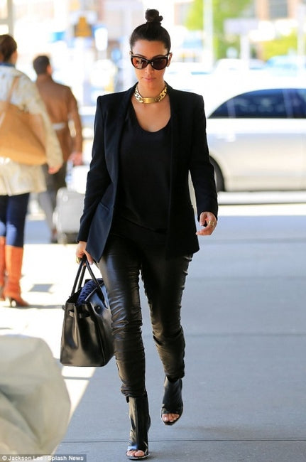 Urban Glam Bold Statement ID Necklace - Gold