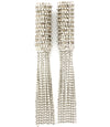 “Paris”  Crystal Stone Gold Tassel Earring