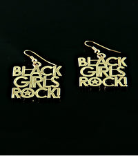 BLACK GIRLS ROCK FISH HOOK EARRING