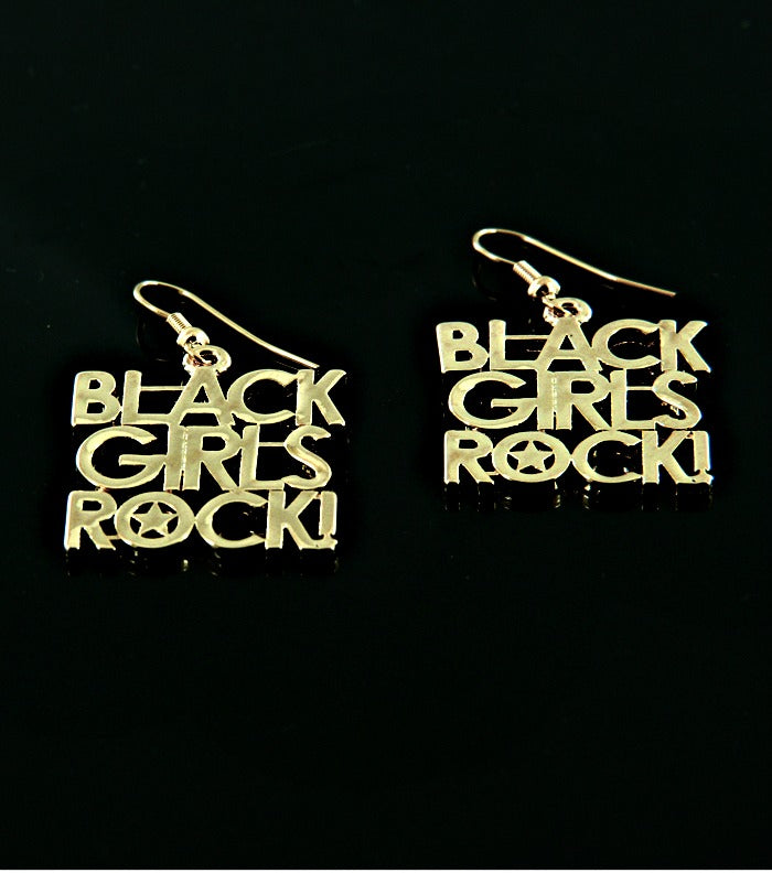 BLACK GIRLS ROCK FISH HOOK EARRING